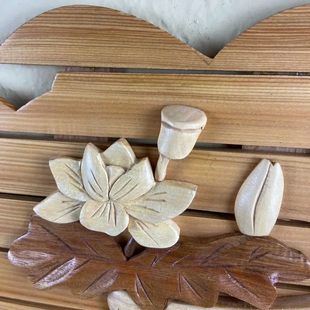 Vintage handcrafted wooden